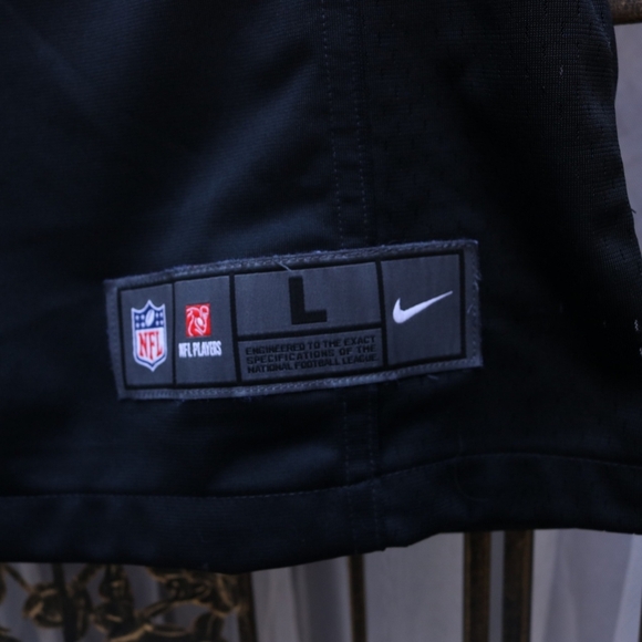 Men's  Official NFL Nike Jersey Jimmy Garopollo #10 49ers Black and Red Large - Picture 4 of 5
